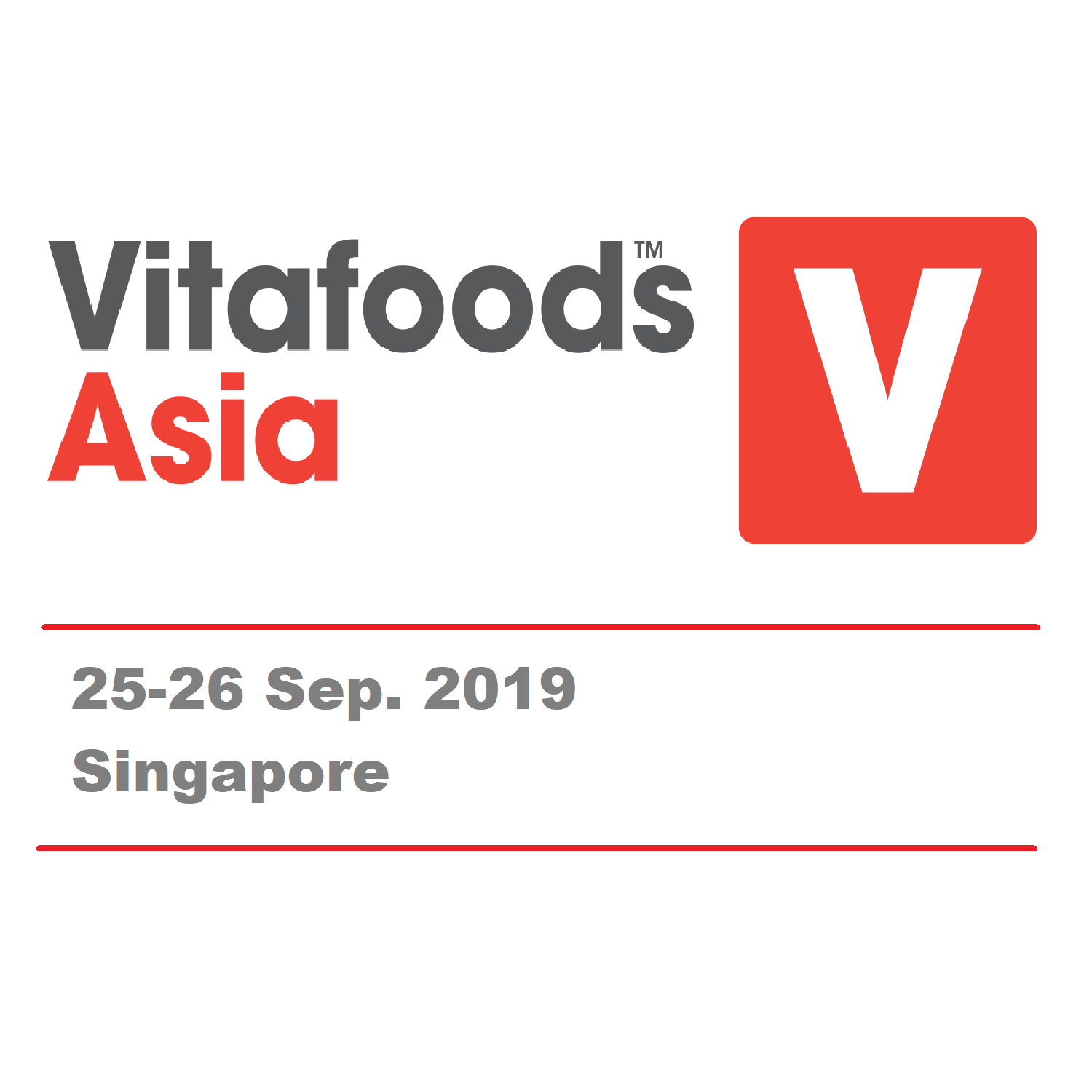 Exhibit, Vitafoods Asia 2019 Sep. 25-26